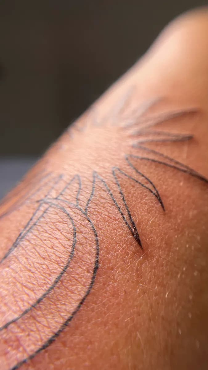 🟢TATOO Micro-Realism Linework  8-14 cm