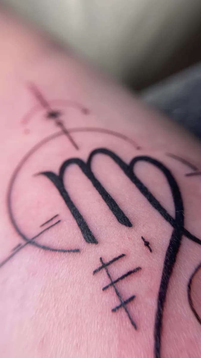 🟢TATOO Micro-Realism Linework  14-25 cm